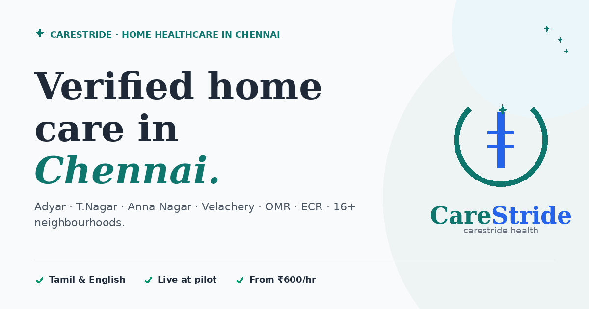 Post-surgery care at home in Chennai: a recovery checklist