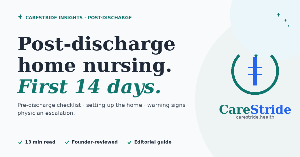 Post-discharge home nursing in India: a practical guide