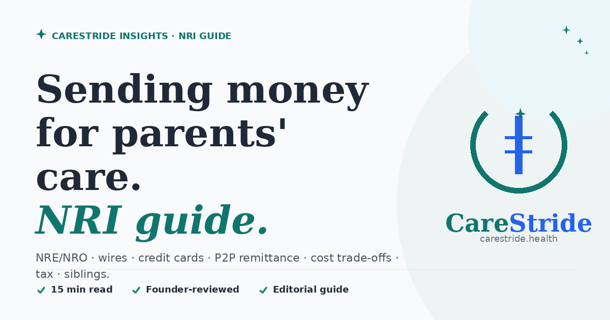 Sending money to India for parents’ healthcare: an NRI guide
